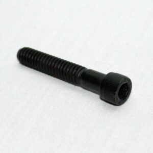 13FA3313_3__editedjpg | Faztek Industrial Solutions Black hex socket head cap screw lying on a white background.