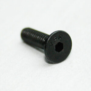 13FA3374_2__editedjpg | Faztek Industrial Solutions Black hex-socket screw lying on a white surface.