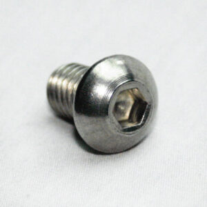 13FA3600_3__editedjpg | Faztek Industrial Solutions Close-up of a silver flat-head machine screw with a recessed hex (Allen) drive on a light background