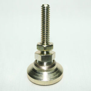 13FF8117_3__editedjpg | Faztek Industrial Solutions Metal adjustable leveling foot with threaded stem and hex nut for furniture leveling