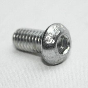13MFA3605_2__editedjpg | Faztek Industrial Solutions Close-up of a silver machine screw with a Phillips drive lying on a white fabric surface.