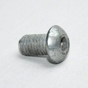 13MFA3655_editedjpg | Faztek Industrial Solutions Close-up of a silver Phillips pan-head screw on a white surface.