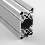 Aluminum extrusion profile with T-slot channels used for modular framing system
