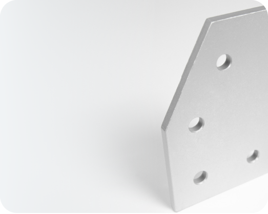 Bracket and joining plate hardware for modular framing systems.