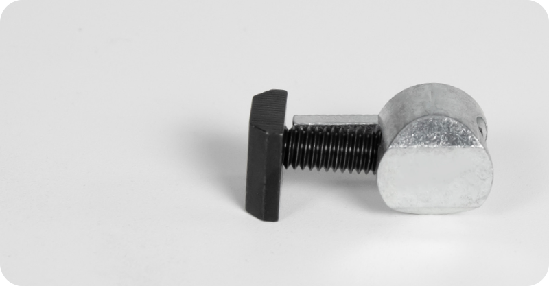 Fastener hardware for Faztek modular framing systems.